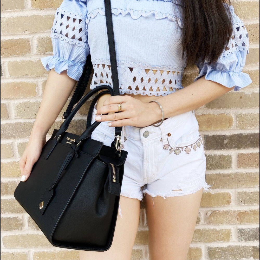 ๐๐NWT Kate Spade Satchel &Crossbody Black - Picture 3 of 6